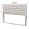 Baxton Studio Windsor Modern Greyish Beige Upholstered Queen Size Headboard 142-7749 - alternate 5